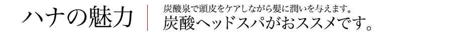 美容室ハナの魅力 